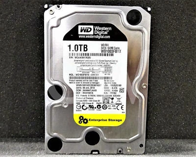 WD1003FBYX Western Digital 1TB 7.2K RPM 3Gb/s 3.5" SATA HDD Hard Drive - Image 1 of 2