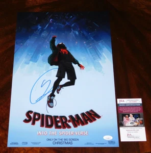 SHAMEIK MOORE SIGNED SPIDER-MAN INTO THE SPIDER-VERSE 12X18 POSTER JSA!!! - Picture 1 of 1