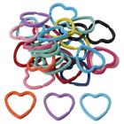 Heart Shape Heart Shape Key Ring 30Mm Colorful Jump Ring  Leather Craft