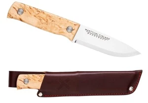 MARTTIINI FINLAND TUNDRA CB BELT KNIFE w LEATHER SHEATH / OUTDOOR BUSHCRAFT WOOD - Picture 1 of 3