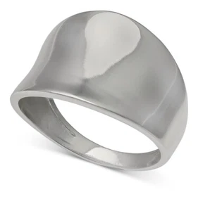 Giani Bernini Concave Sculptural Statement Ring Sterling Silver Size 7 - Picture 1 of 3