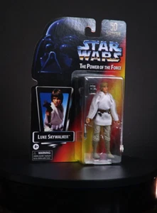 STAR WARS- POWER OF THE FORCE BLACK SERIES - LUKE SKYWALKER- 50TH ANNIVERSARY - Foto 1 di 2