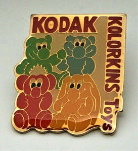 Bolso de frijoles Kodak Kolorkins de colección juguete promoción pasador de solapa 1999 como nuevo en caja película - Imagen 1 de 4