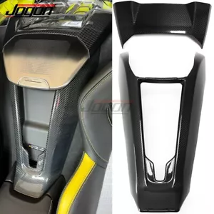 For Corvette C8 Coupe 20+ Waterfall Wireless Phone Charger +Speaker Carbon Cover - Foto 1 di 9
