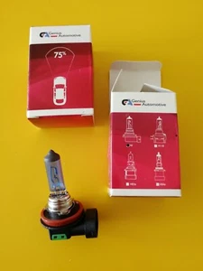 Coppia 2 Lampade H8 Lampadine 12V 35W+75% Genius Automotive Effetto XENO Bianco - Foto 1 di 2