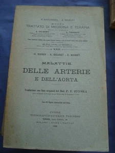 Roger Gouget Boinet Malattie Delle Arterie E Dell'aorta Note Zuccola - Picture 1 of 1