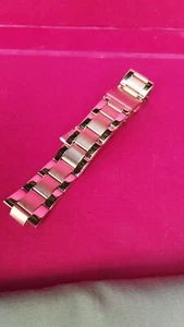 GOLDED WATCH BRAZELET RELOJ DE PULSERA CORREA DORADA - Imagen 1 de 12