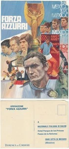 FORZA AZZURRI - MONDIALI CALCIO MESSICO 1970 -3807- - Imagen 1 de 1