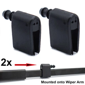 2PCS Window Screen Washer Jet Wiper Nozzle For Mercedes Sprinter VW Crafter - Picture 1 of 6