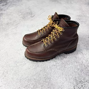 Red Wing 8146 Heritage Moc Toe Oil Slick Vibram Workboots US9 UK8 EU42 27cm - Bild 1 von 15