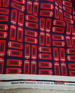 1 fat qtr best Jubilee cotton "Britain's Best"by Greta Lunn for KANVAs - Picture 1 of 1