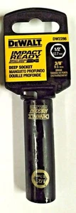 Dewalt DW2286 1/2" 3/8" Drive 6 Point Impact Ready Deep Socket - Picture 1 of 1