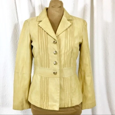 Brooks brothers suede camel jacket size 6  - Image 1 of 4