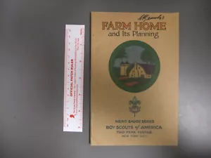 Libro de insignia de mérito bronceado Boy Scout Granja casa y su planificación Tipo 3 2134NN - Imagen 1 de 1