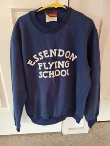 Top windcheater Essendon Flying School blue Size 95 chest 95cm vintage - Picture 1 of 6