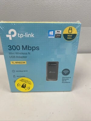 TP-LINK TL-WN823N Wi-Fi 300 Mbps USB Dongle 2.0 New And Sealed@N - Image 1 of 4