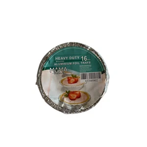 Egg Tart Mold 16pcs Disposable Aluminum Foil Tray Muffin Box Egg Meat Pie - Picture 1 of 5