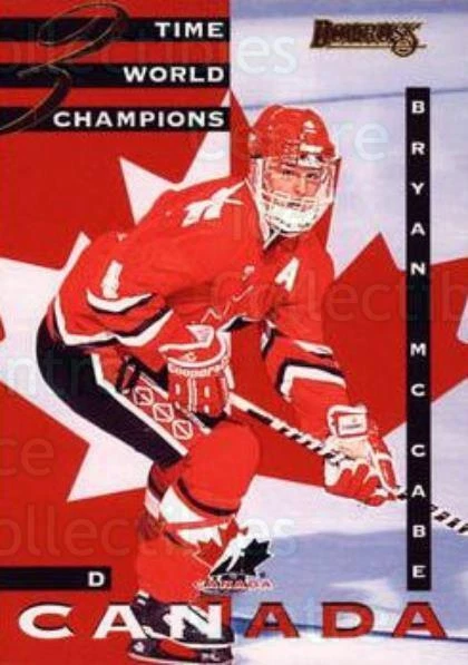 1995-96 Donruss Canadian World Junior Team #8 Bryan McCabe - Изображение 1 из 1