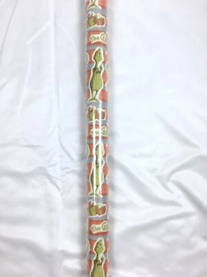 70 sq ft Dr. Suess Grinch Stole Christmas Gift Wrap Wrapping Paper 1 Roll - Image 1 of 2