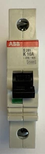 ABB Sicherungsautomat 1-polig / ~230/400V / 10A / S281-K10A - Picture 1 of 7