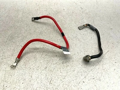 BMW 330ci 325ci 2001-2006 CABLE DE BATERÍA JUEGO DE CABLES NEGATIVOS Y POSITIVOS LOTE 488 OEM Foto 1 de 4