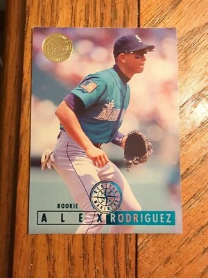 1995 Ultra Gold Medallion Alex Rodriguez #331 Rookie RC Seattle Mariners  - Image 1 of 2