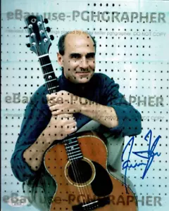 JAMES TAYLOR SIGNED HANDSIGNIERT 8x10 - Soft Rock - Folk Rock - J.S.A. Cert. - Bild 1 von 3