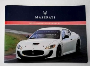 TROFEO MASERATI  GRANTURISMO MC Full Brochure Prospekt Catalogue Engl./Ital. - Bild 1 von 3