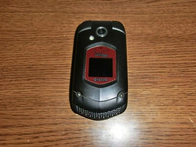 Kyocera Verizon DuraXV+ E4520 3G Flip Black Rugged Phone (Loose Hinge) WORKS - Image 1 of 4