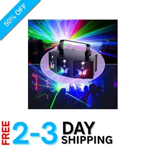 Dynamic RGB LED Party Lights with 9 Lens Design - Perfect for Weddings & Events - Picture 1 of 11