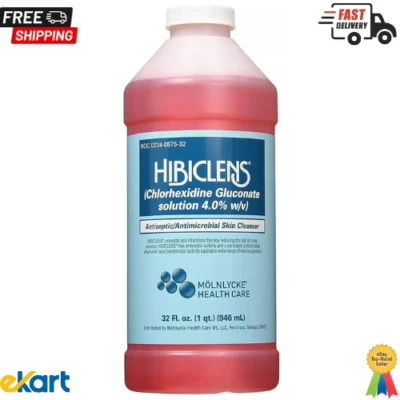 Hibiclens Antimicrobial and Antiseptic Skin Cleanser Unscented Liquid Soap 32 oz - Image 1 of 4