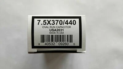 Конденсатор овальный AmRad 7,5 MFD 370/440 VAC USA2031 - Изображение 1 из 2