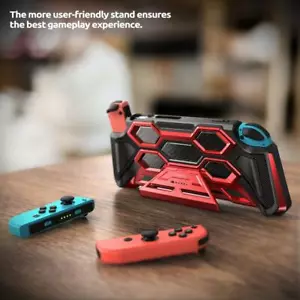 Original Mumba Protective Hand Grips Kickstand Case for Nintendo Switch Console - Picture 1 of 21