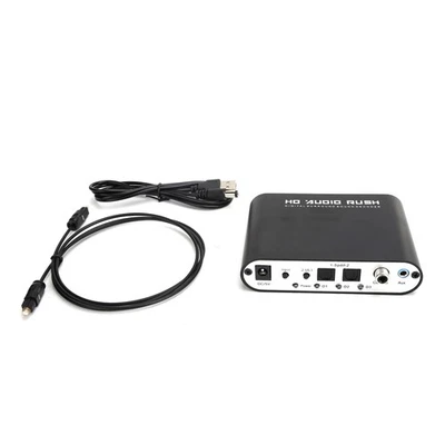 5.1CH DTS Converter AC‑3 Decoder Digital Optical Coax To Analog For - Bild 1 von 4