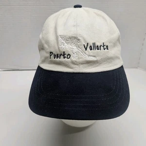 Mütze Kappe Puerto Vallarta Eidechse Gecko Mexiko verstellbarer Riemen hinten unstrukturiert - Bild 1 von 6