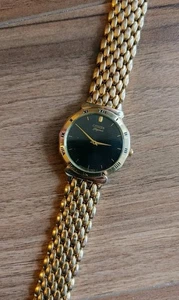 90's Men's Citizen Elegance-Quartz-Gold Tone-New Battery-Runs Great - Bild 1 von 10