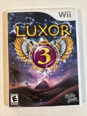Luxor 3 (Nintendo Wii, 2008) Complete w/ Manual - Image 1 of 4