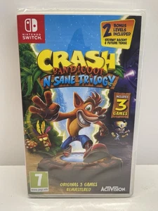 Crash Bandicoot N. Sane Trilogy - Nintendo Switch BRANDNEU - SEALED - Bild 1 von 2