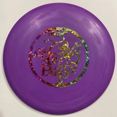 Discraft 💎 Pro D Buzzz - PFN Run Purple w/ Rainbow Shatter Foil 160-163g Rare💎 - Image 1 of 3