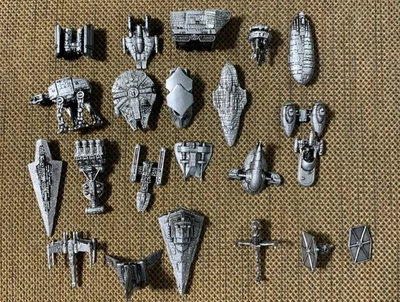 Micro Machines - Star Wars Collectors Edition (Silver) - Lot X Wing AT-AT  Tie  - Image 1 of 4