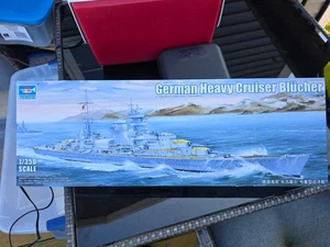 Trumpeter 1/350 WWII German Heavy Cruiser Blucher / Blücher Model Ship Kit 05346 - Picture 1 of 24