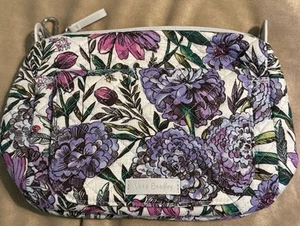 NWT Retired Vera Bradley Carson Mini Shoulder Bag In Lavender Meadow - Picture 1 of 8