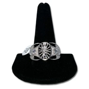 Anillo para hombre Saint Jude talla 13 - Hecho en Italia Plata de Ley 925 - Color VVSD - Imagen 1 de 7