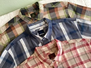 3er Set PrAna Button Down Kurzarm Outdoorsman Cabin Core Wandern Größe XXL - Bild 1 von 18