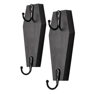 Halloween Sarg Wandbehang, Sarg Wandhaken für Schlüssel für Wand - Rustikal9126 - Bild 1 von 10