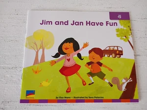 Jim and Jan Have Fun by Elsa Mann - Benchmark Start Up Phonics Book - #21 - Jj - Picture 1 of 7