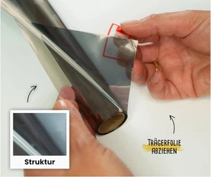 MARAPON® Spiegelfolie Fenster Sichtschutz [60x200 cm] Fensterfolie Sonnenschutz - Bild 1 von 1