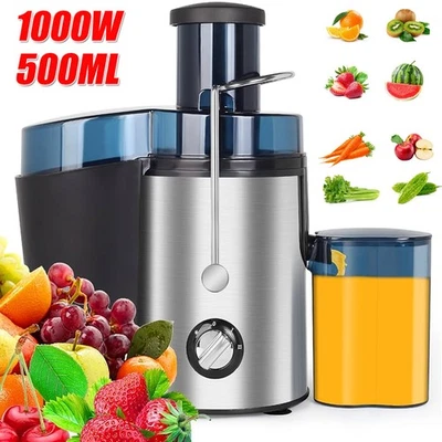 Profi-Entsafter Juicer 1000W Saftpresse Gemüse Obstpresse Saftmaschine 500ml - Bild 1 von 4