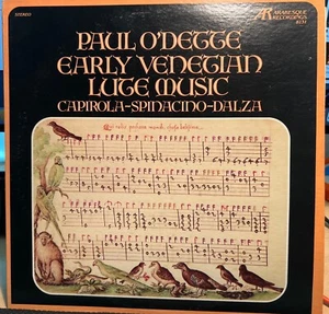 Música laúd veneciana temprana [LP/Vinilo] - Laúd Paul Odette - Imagen 1 de 1