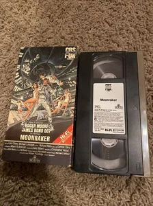 Moonraker VHS (1984) CBS/Fox Video 1979 Roger Moore James Bond 007 Hi-Fi Stereo - Picture 1 of 2